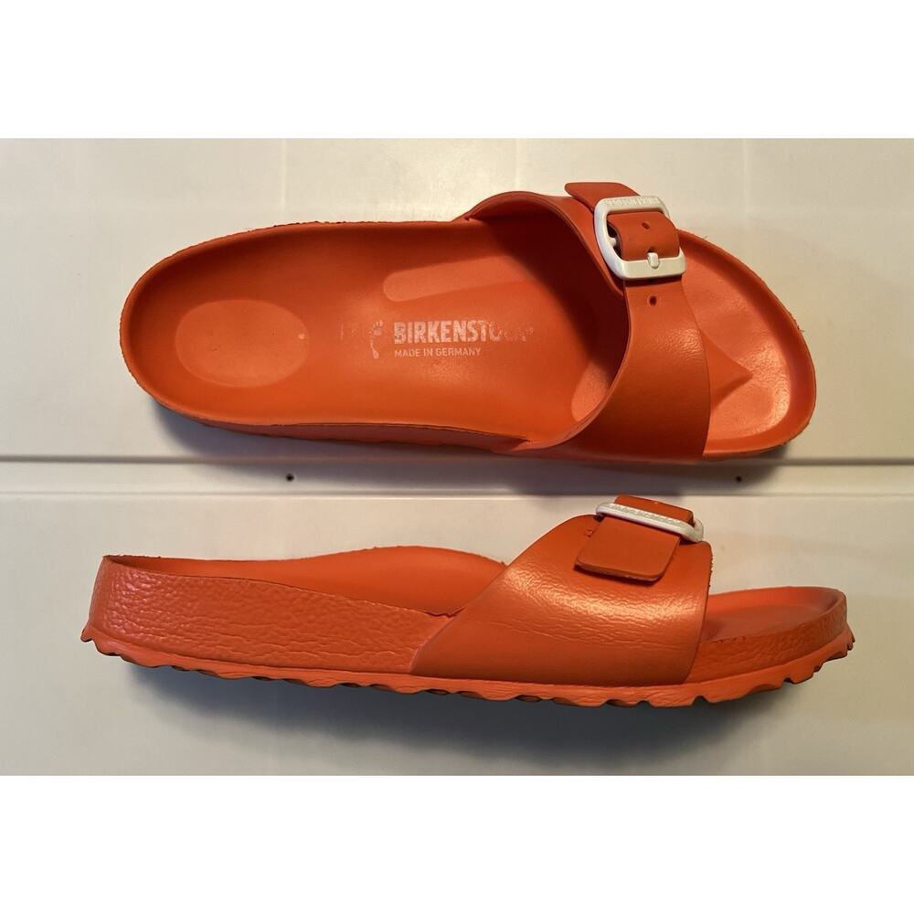 Birkenstock Orange EVA Madrid Slide Sandals